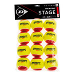 Balles De Tennis Dunlop Mini Tennis Stage 3 Red, 12er